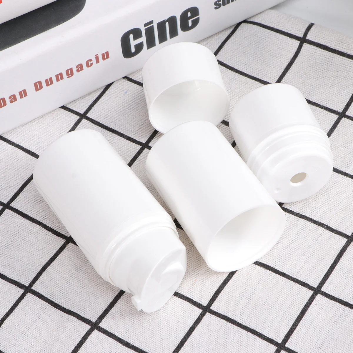 

3 Pcs Small Lotion Bottle Travel Bottles for Liquids Vacuum Sealed Jars Mini Pump Dispenser Shampoo Empty