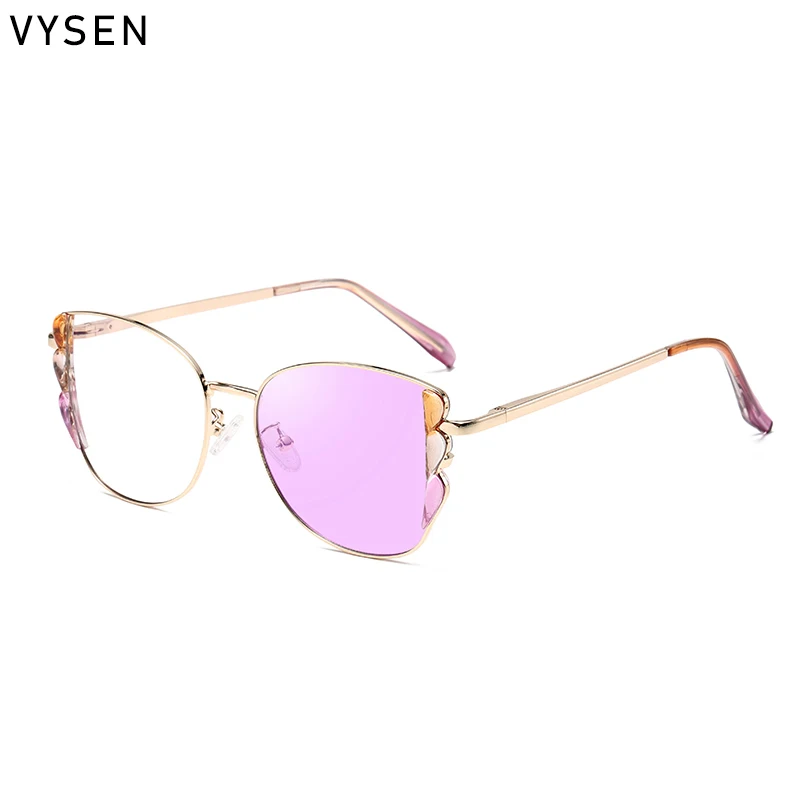 Square Anti Blue Light Sunglasses Women Men Big Frame 2025 Luxury Brand Clear Cat Eye Photochromic Glasses Metal Shades Eyewear