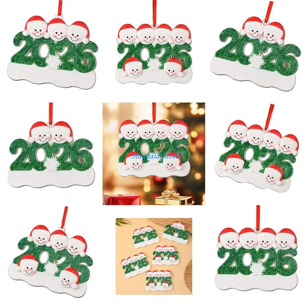 

U2JC Unique Couple Snowman Festival Decoration Weatherproof Resin Ornament Accessories