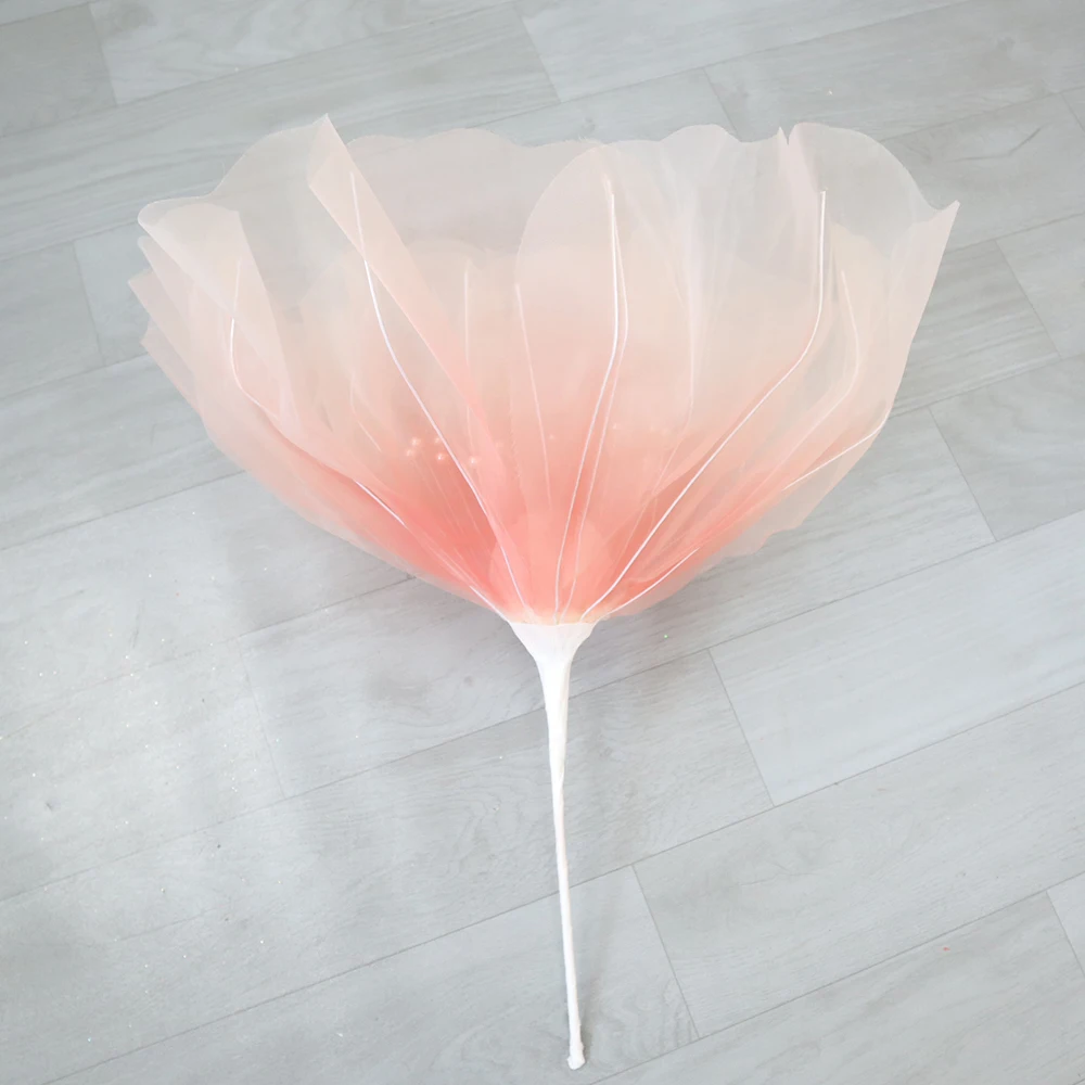 Artificial Silk Gauze Poppy Bouquet, Room Decoration Accessories, Thanksgiving Day, Garden Decors, Fake Flowers, High Quality image 6
