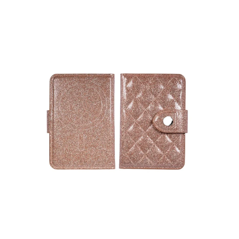 ل Magsafe محفظة حامل بطاقة الهاتف السلامة مكافحة سرقة حافظة للبطاقات جلدية قابلة للطي آيفون 17 16 15 14 13 سلسلة #1