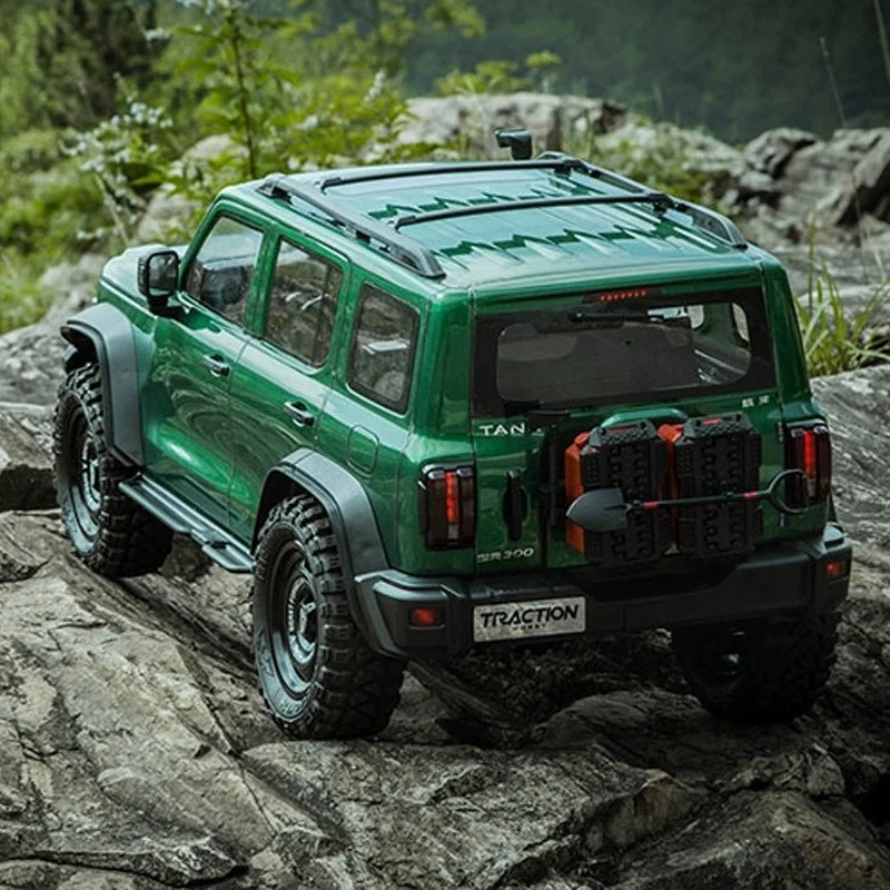 Leishen Km Rc Crawler 1/8 Scale Tank 300 Competition Version Straight Axle Electric All Terrain Off Road Simulation Model Car