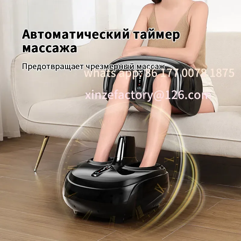 Customizable Fully Automatic Foot Massage Machine Detachable Split Massage Heating Kneading Leg Massager Home