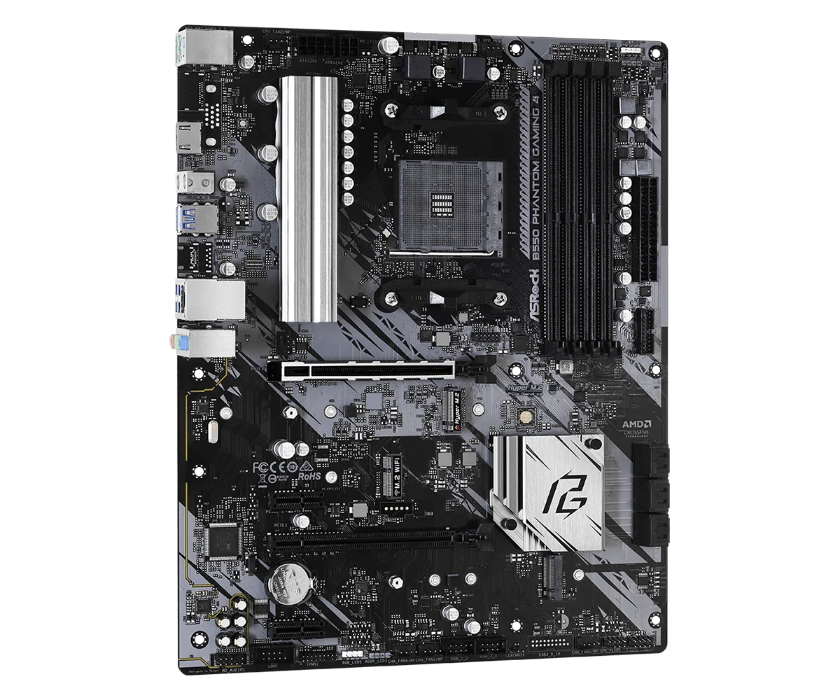 ASRock B550 PHANTOM GAMING 4 Motherboard AMD B550 Socket AM4