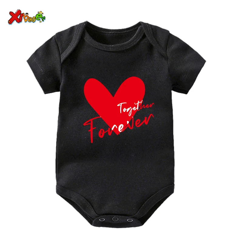 Valentine\'s Day Family T-shirt Valentine Tee Matching Family Outfits  Couple Matching Outfits Hearts T Shirts  Baby Girl Clothes