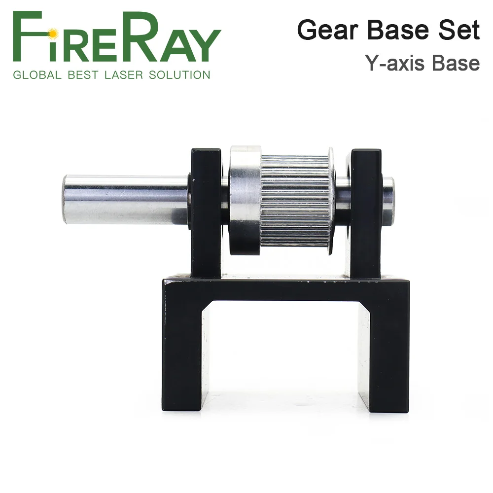 FireRay Gear Base Set Mechanical Parts 3M Reduction Box Idler Pulley Tensioner Timing Pulley for Laser Engraving Cutting Machine