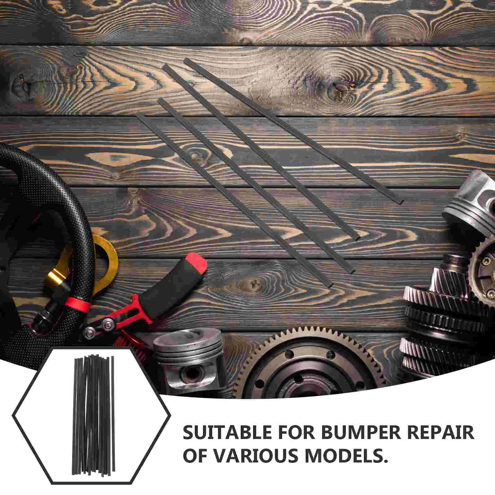 20 Pcs Bumper Plastic Welding Rod Strip Welder Rods Wire Repair Tool Pp Stick Bar