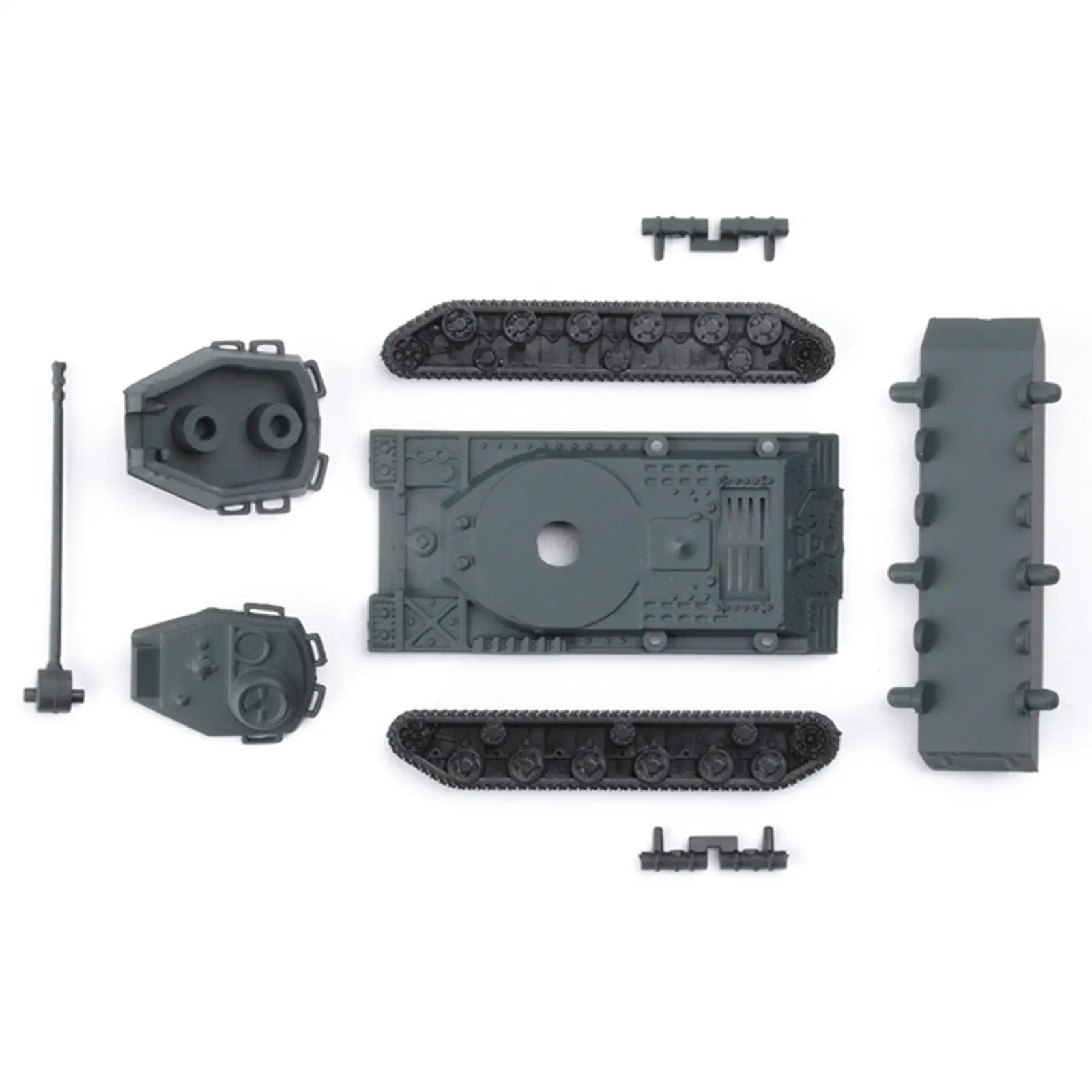 

Diorama 1:144 Assemble Tank Kits Playset Collections Battle Tank for Desktop