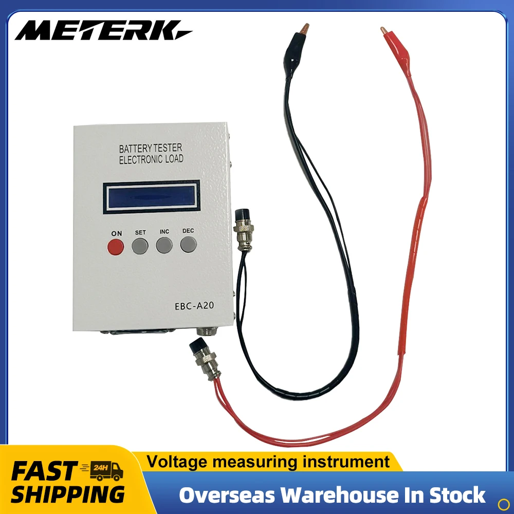 

Electronic Battery Capacity Tester Digital LCD Display High Power Internal Resistance Test Meter Multiple Battery Measurements