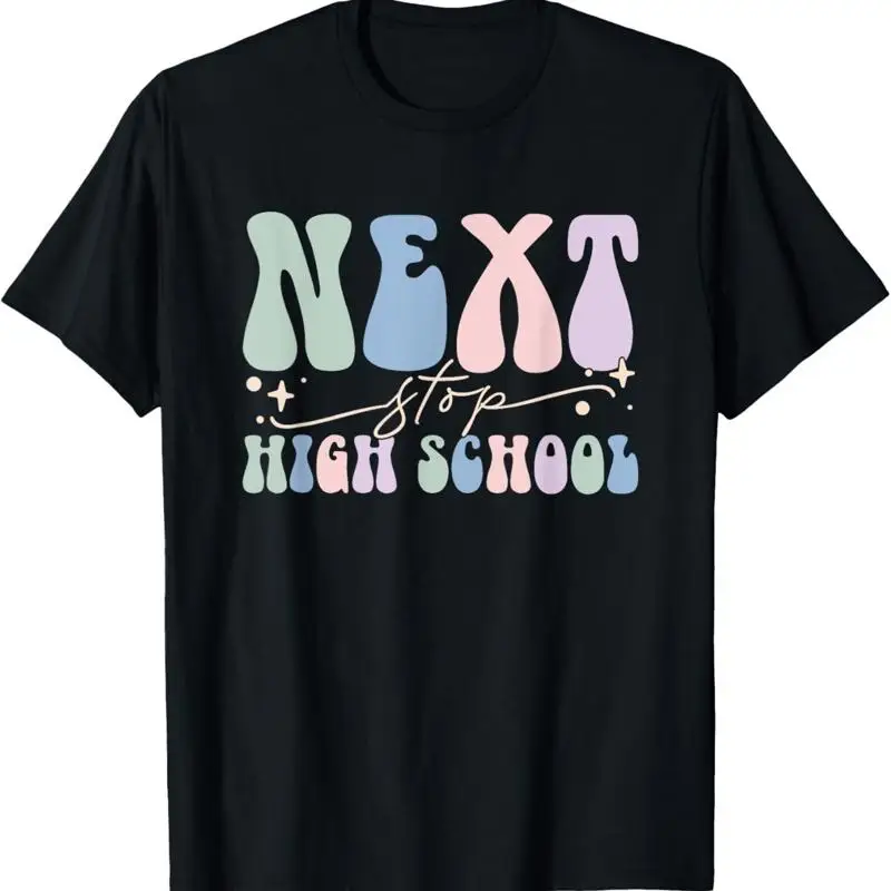 Camiseta de graduación de la escuela secundaria Next Stop High