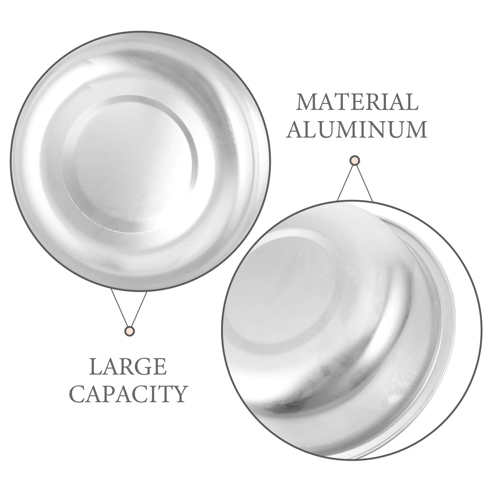 

Large Aluminum Vegetable Washing Basin Kitchen Food Salad Mixing Bowl Multipurpose Storage Wash Basin Vegetable Holder