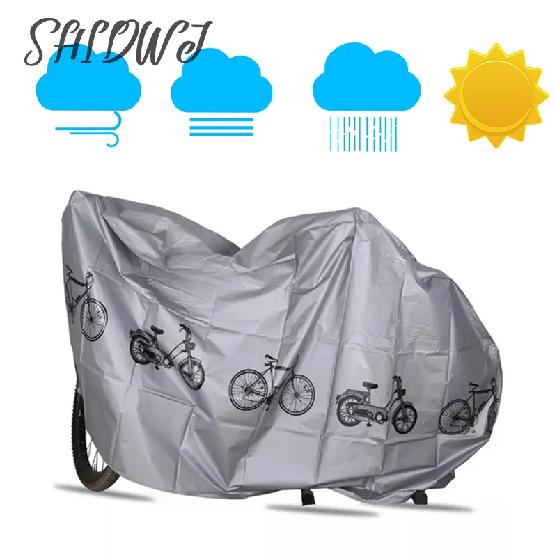 

1Pc Bicycle Cover, Electric Vehicle Cover, Motorcycle Rain Cover, Dust Cover, Dust Cover, Sun Protection, Sun Shading