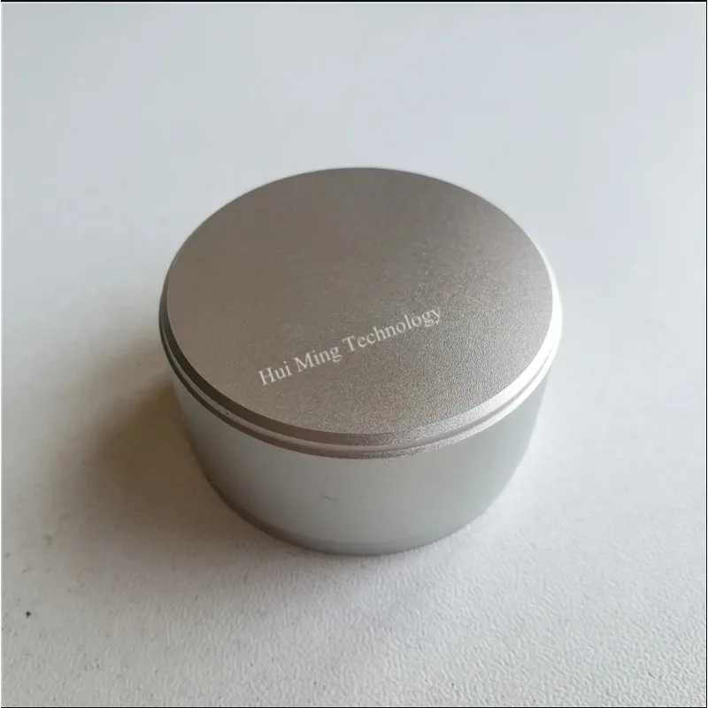 1 szt. Wysokiej wysokiej jakości aluminium pokrętła do piaskowania pokrętło potencjometru stopniowi stałe 44*22mm do wzmacniacz Hi-Fi regulacji głośności enkodera