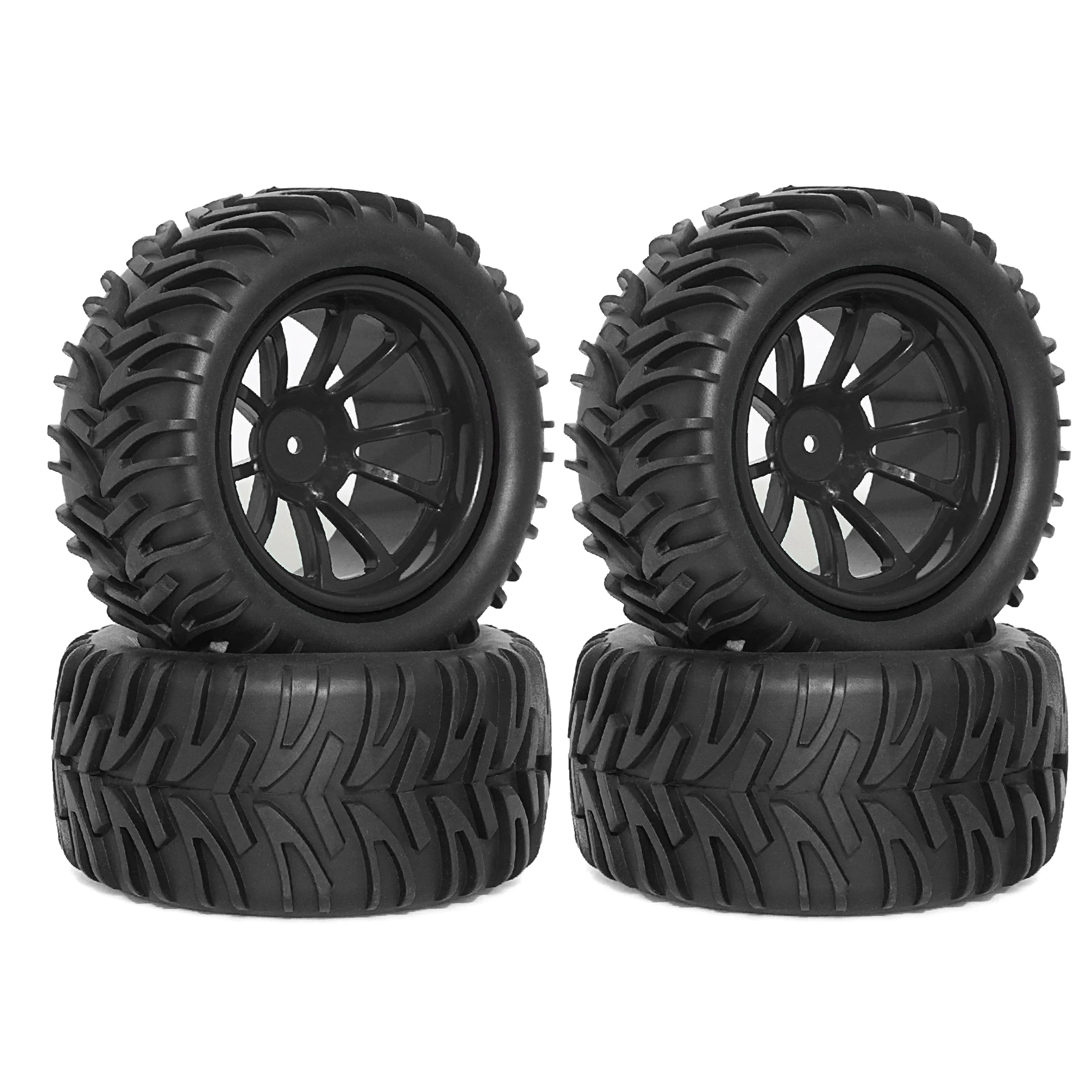 RED SPIDER  RC Truck Tires and Wheels for Arrma Granite Voltage Oil powered Car 94188 HSP Unlimited 1:10 electric Car 94111 Larg