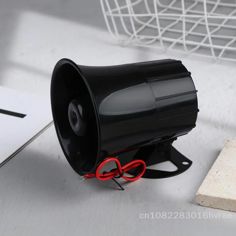 🚨 | صفارة إنذار مضادة للسرقة متوافقة مع مضيف ES-626 - بوق إنذار أمان خارجي عالي الديسيبل تيار مستمر 12 فولت للداخلية/الخارجية #3