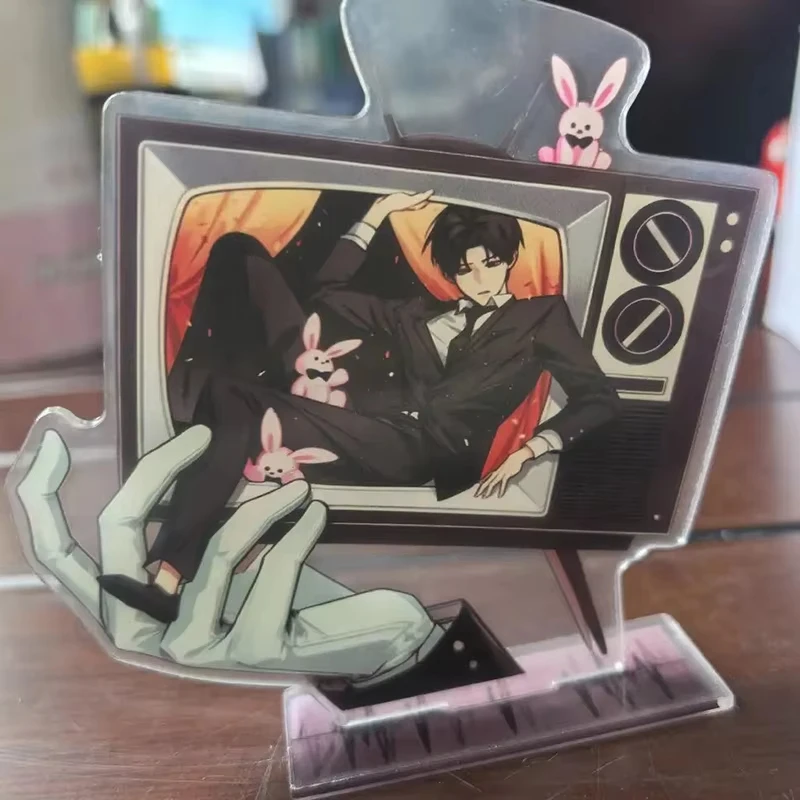 Anime Got Dropped into a Ghost Story Still Gotta Work GSGW Kim Soleum Cosplay Standing Plate Figure Stand Desktop Ornament Props