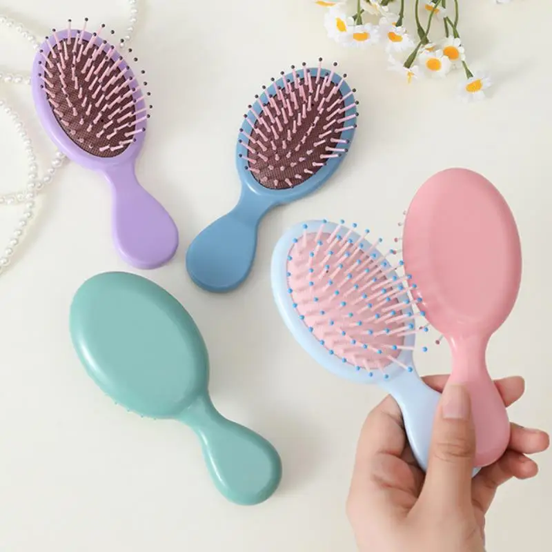 1/2pc Air Bag Hair Comb Mini Head Massager Anti Static Styling Accessories Wet And Dry Portable Children Girl Hair Brush Comb