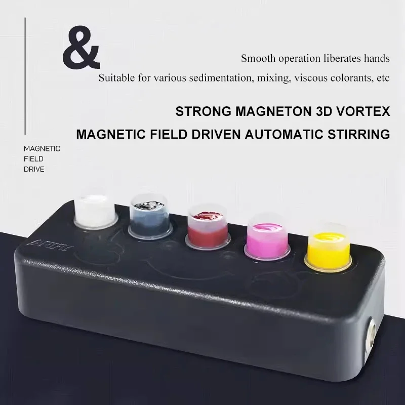 Tattoo Pigment Ink Magnetic Stirrer Tattoo Colorant Liquid Professional Electric Mixing Strong Magneton 3D Vortex Machine New