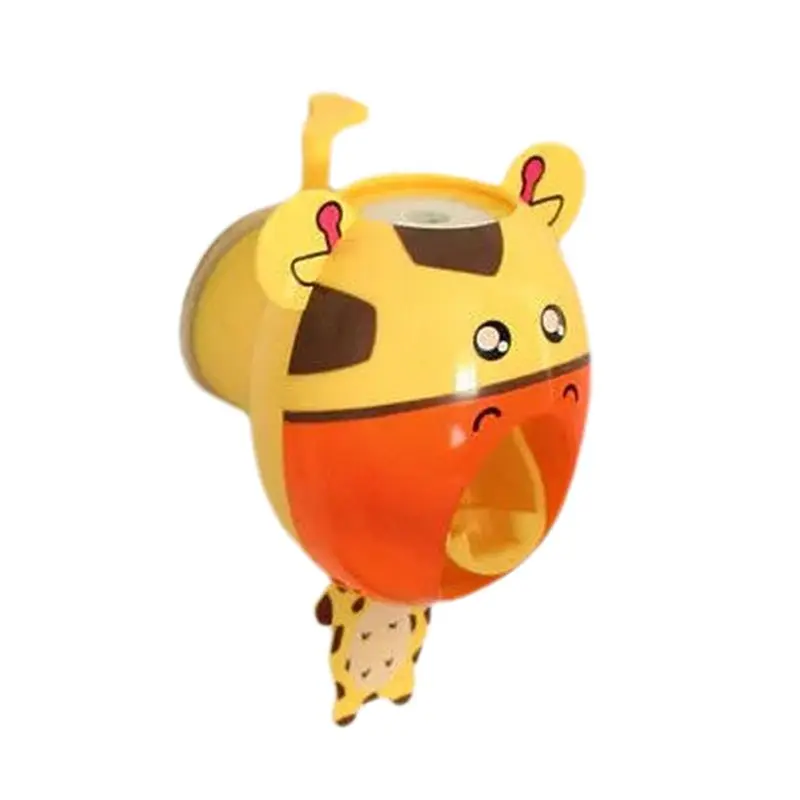 ODIES-Automatic Press Cute Cartoon Toothpaste Dispenser, Wall Mount, Toothpaste Paste Squeezer Tube Untuk Anak-Anak