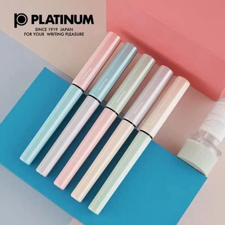 Pióro wieczne Platinum F Tip 0.5mm Macaron do pisania kaligrafii, artykuły szkolne, akcesoria biurowe — zdjęcie produktu 5