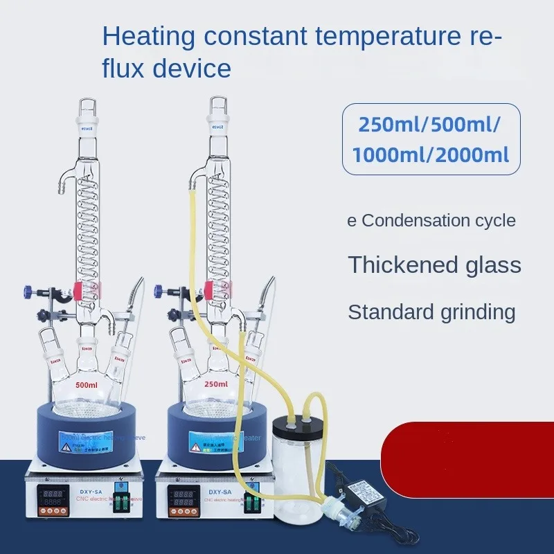 Laboratory Condensation Equipment - Pure Dew,Essential Oil Distillation, Heating, Constant Temperature Reflux Device -500/1000ml