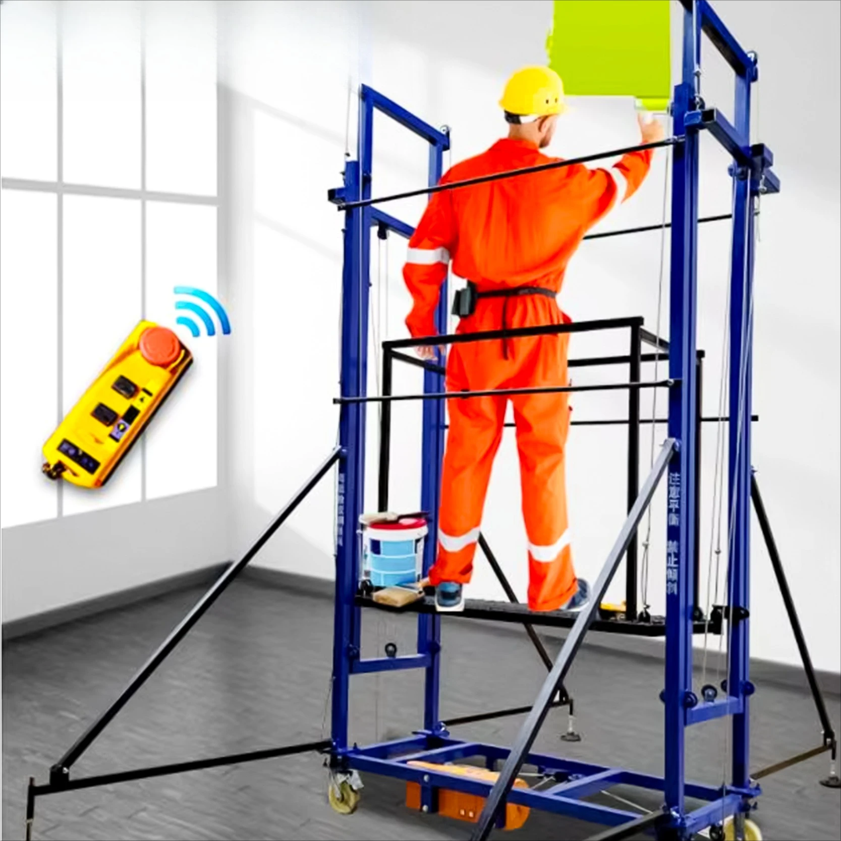 10m 500kg Electric Scaffolding Lift Foldable Electric Scaffolding Lifting Platform