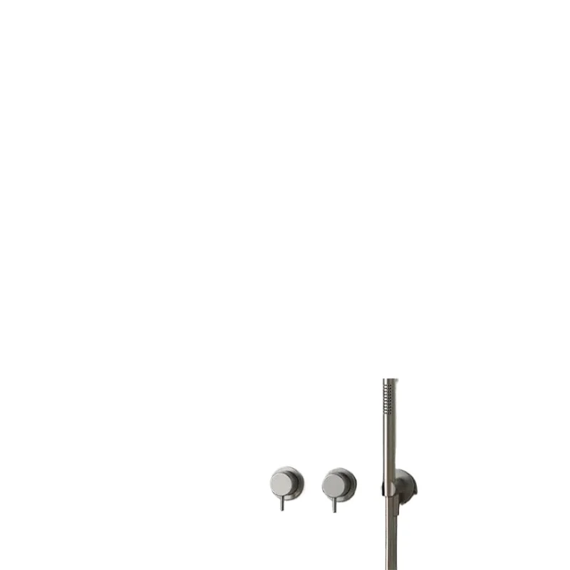 

In-wall shower shower can be suspended from the ceiling and can be discharged from the side wall