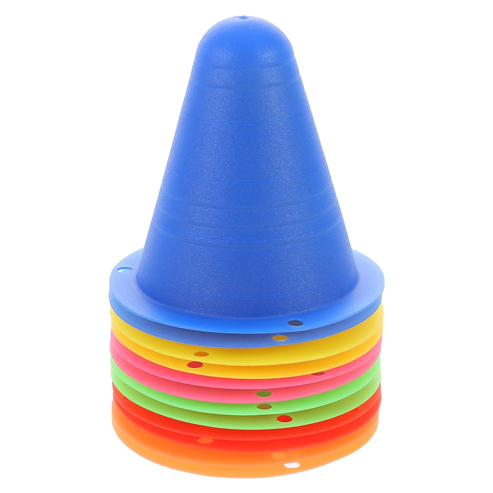 

12pcs Mini Soccer Cones For Training Plastic Agility Cones Stackable Bright Colored Sport Markers For Football Basketball
