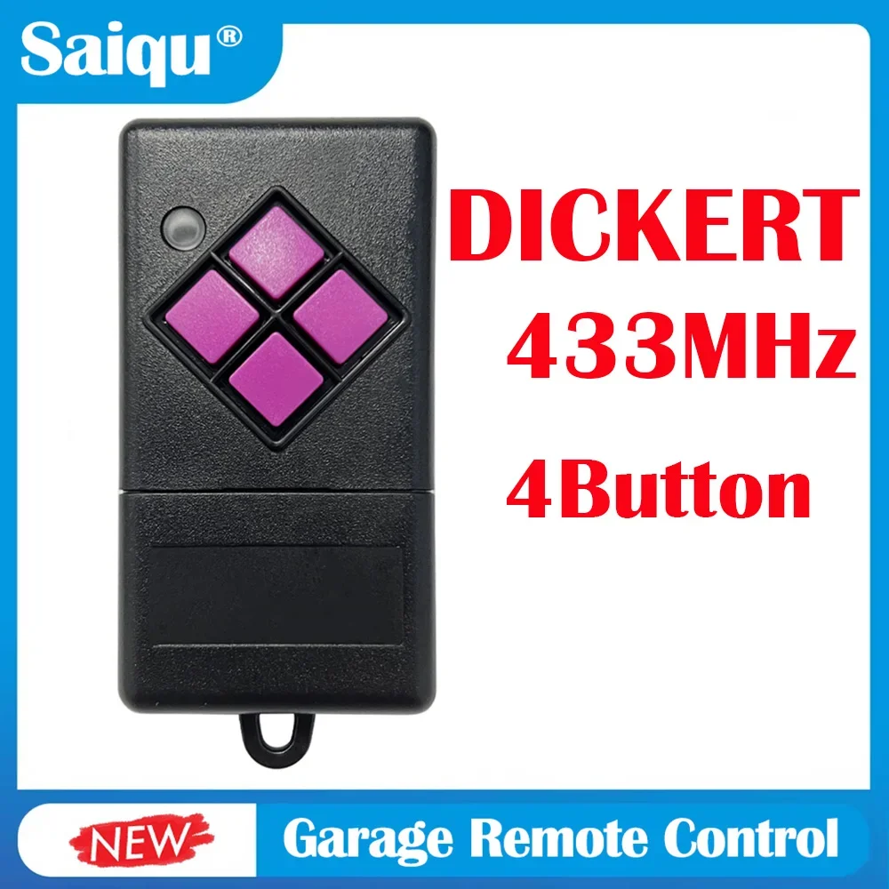 

433,92 МГц гаражные ворота, пульт дистанционного управления, клон для Dickert MAHS433-04, ручной передатчик открывания гаража