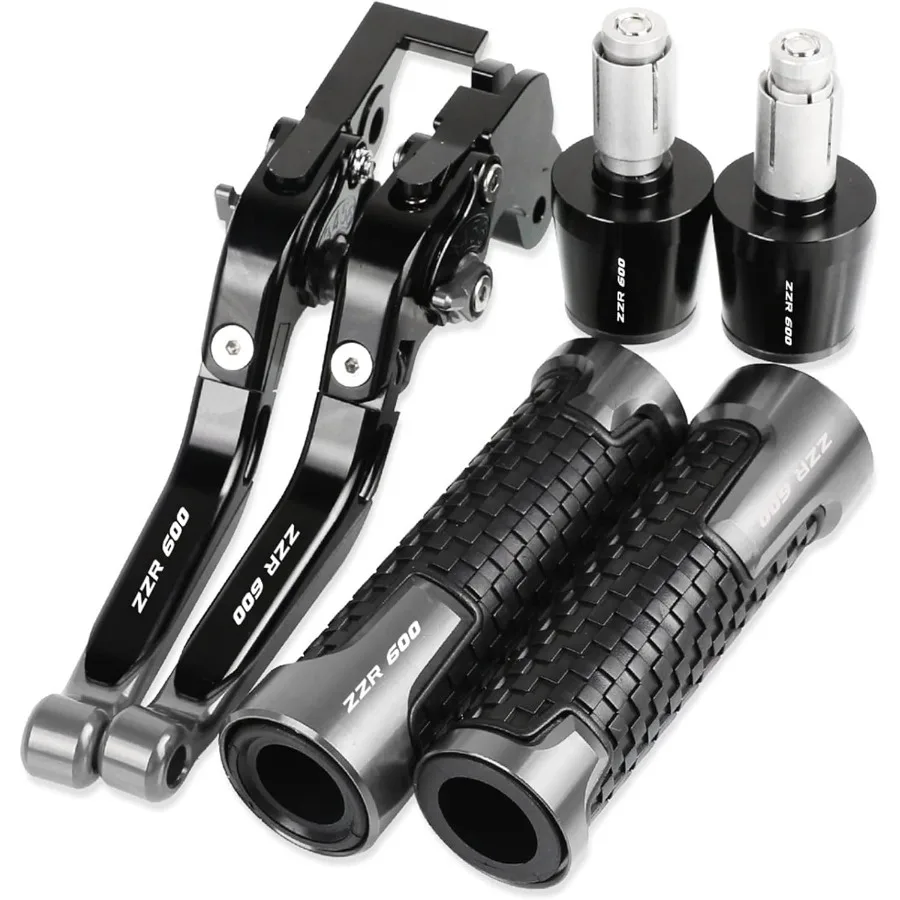 

Adjustable Folding Extendable Motorcycle CNC Accessories Brake Clutch Levers Handlebar Hand Grips with Custom Logo for Kawasaki