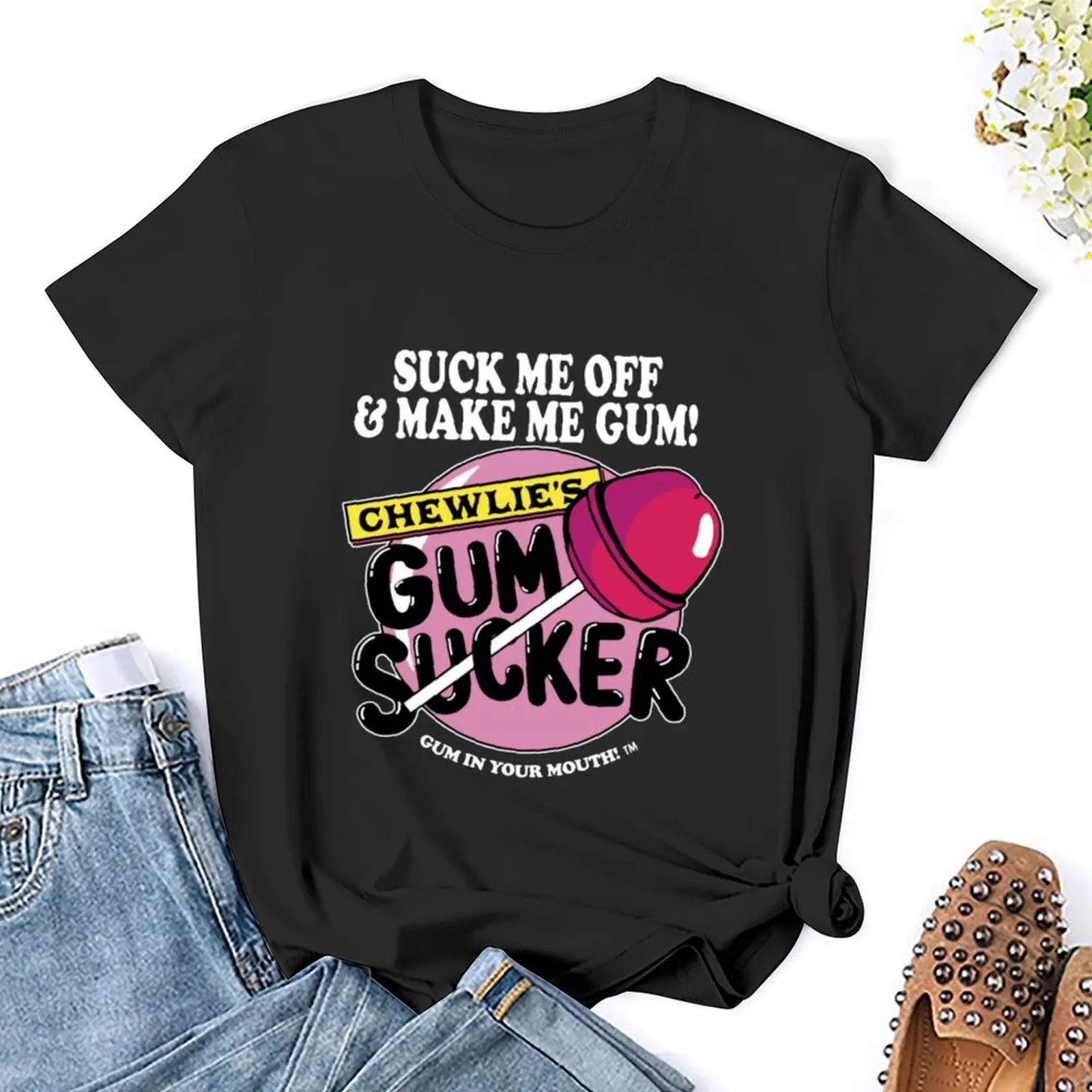 Make me Gum T-Shirt oversized shirts graphic tees Women's t-shirt image 5