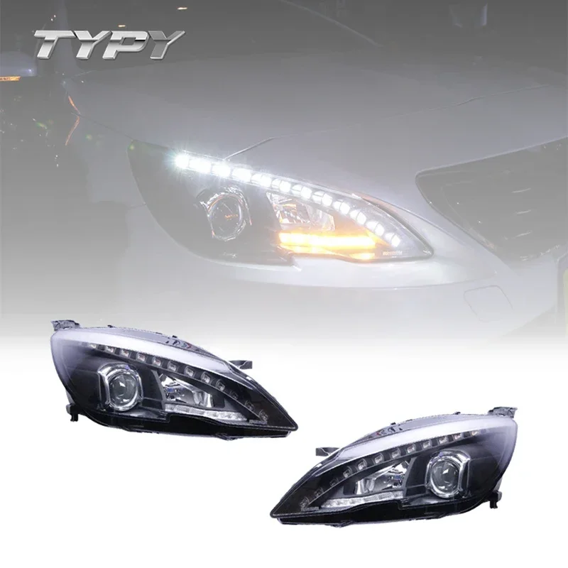 

Car Headlights Headlamp Modified LED Head Lamp LED DRL Daytime Running Lights For 408 2014-2018