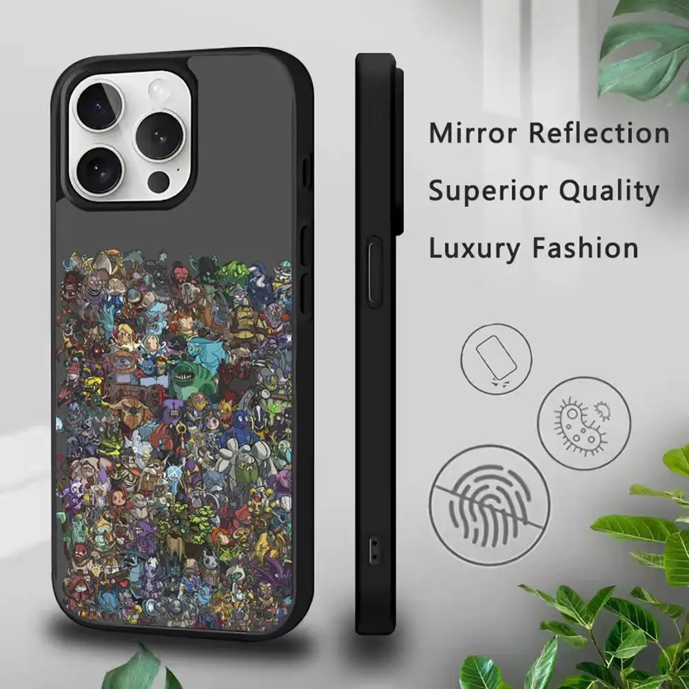 حافظة هاتف D-Dota-a 2 رائعة لهاتف iPhone 17,16,15,14,13,12,11,Pro,Max,Plus,Mini,SE4,E شحن لاسلكي Magsafe مغناطيسي