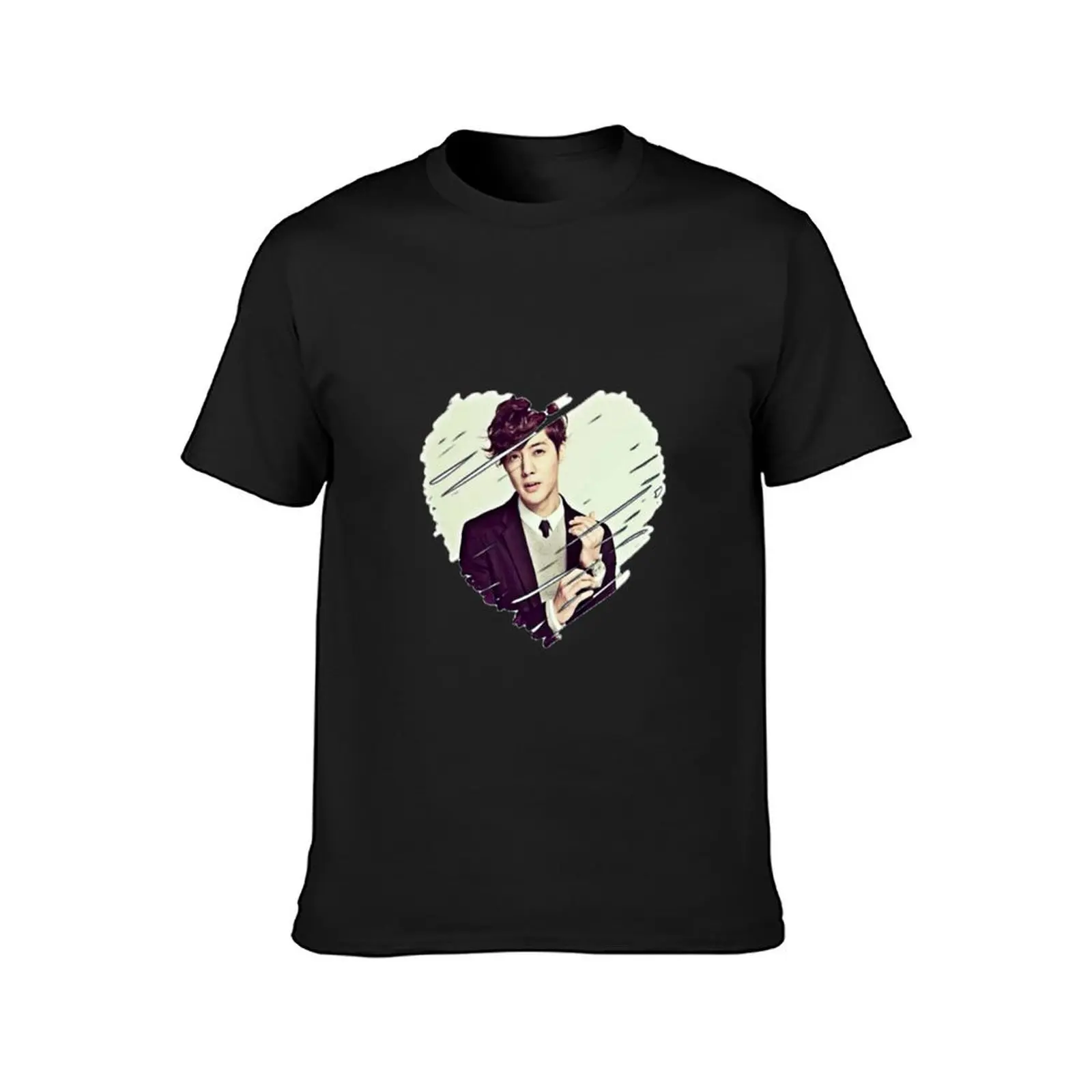 Love Kim Hyun joong T-Shirt vintage funnys anime clothes t shirts for men pack