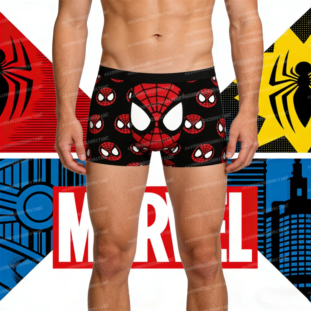 

Men Underpant Spider-Man Comic Handsome Cool Gift Men Humor Underwear Cartoon Anime Underpants Women Underpant Couple Underpants
