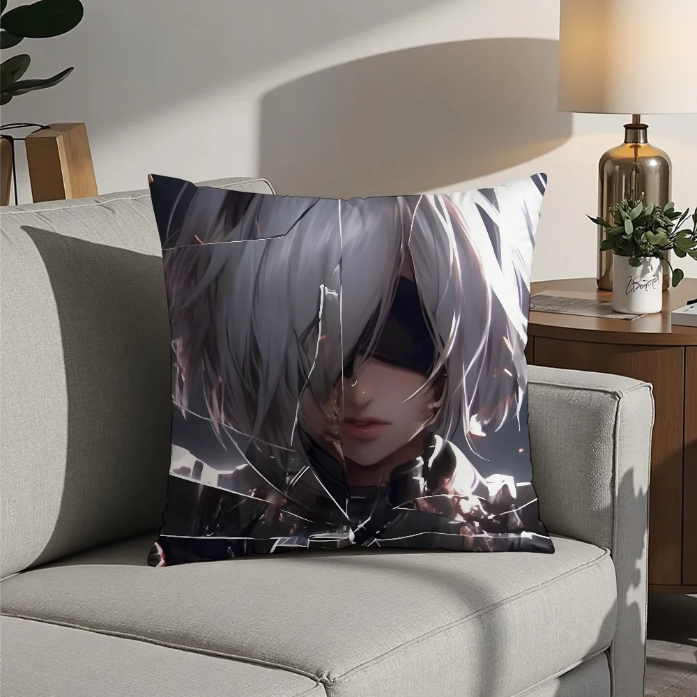 Game Stellar Blade Nier DLC Pillow Case Plush Fabric Soft  Pillowcase Double Sided Print Cushion Cover Household Gifts