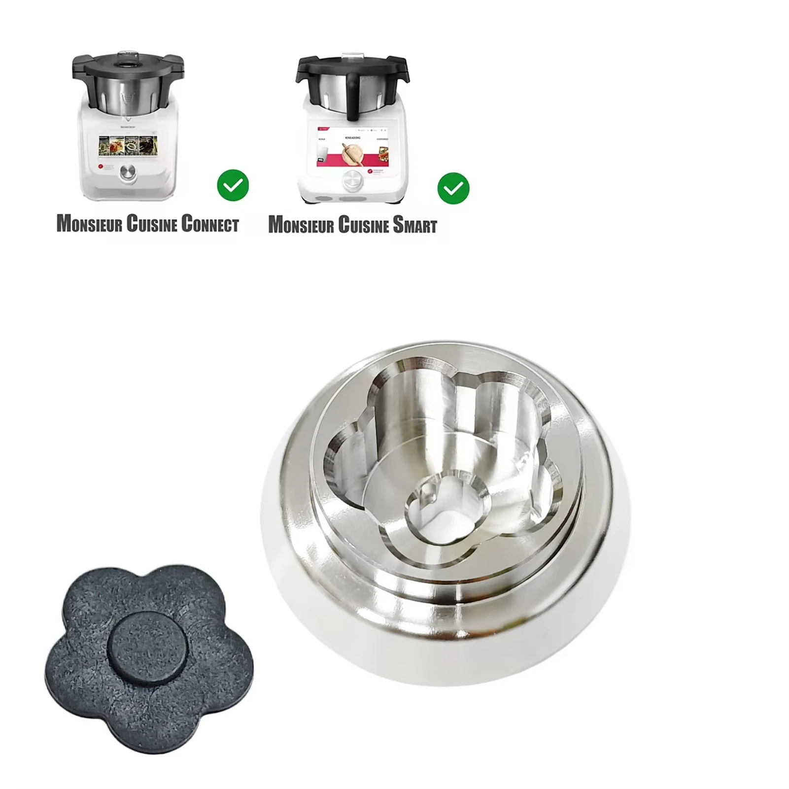Clutch Guide for Monsieur Cuisine Smart/Connect Gearbox Blade Drive Connectors Stainless Steel Gear