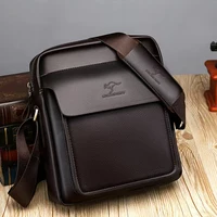 Bolso de hombro para hombre, esencial para el trabajo de negocios, viene en diseños grandes y pequeños, bolso cruzado simple.