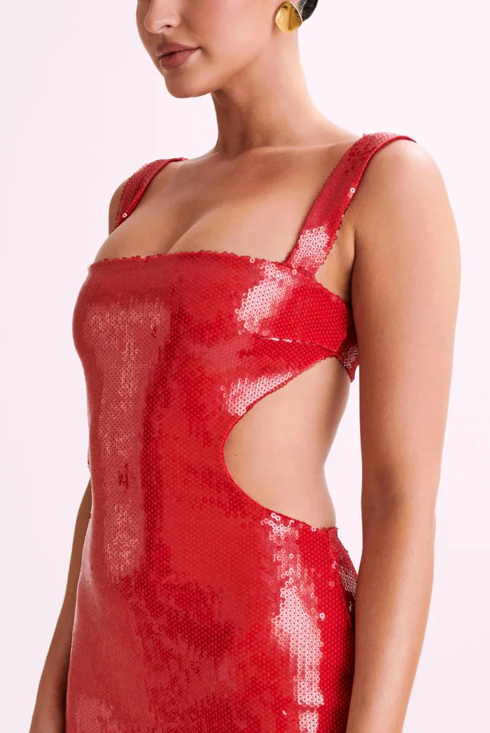 Vestidos de festa de lantejoulas de cor sólida feminino sexy baixo corte sem costas pacote hip magro baile de formatura vestido de noite moda na moda vestidos de banquete