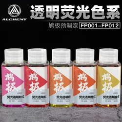 Paint No Dilution Fluorescent Transparent Color Model Tools Premix Oiliness Spraying GUNPLA COLOR Military FP Series 50ML