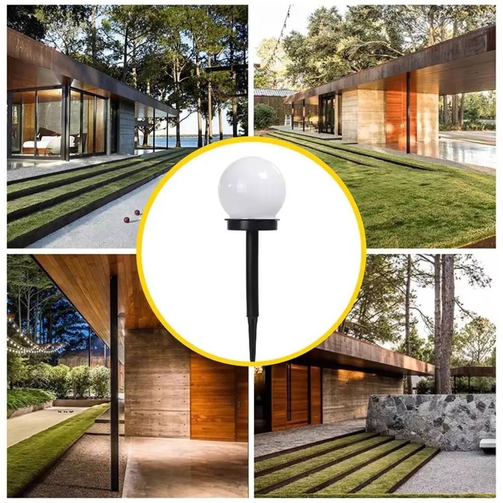 3pcs Energy Efficient Solar Powered LED Lamp Waterproof Design Solid Sealed Structure Solar Bulb Lamp No Wired Power