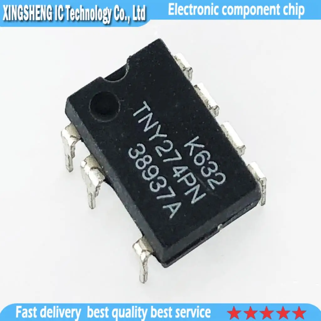 5PCS DIP-7 TNY274P TNY274PN TNY274 In Stock