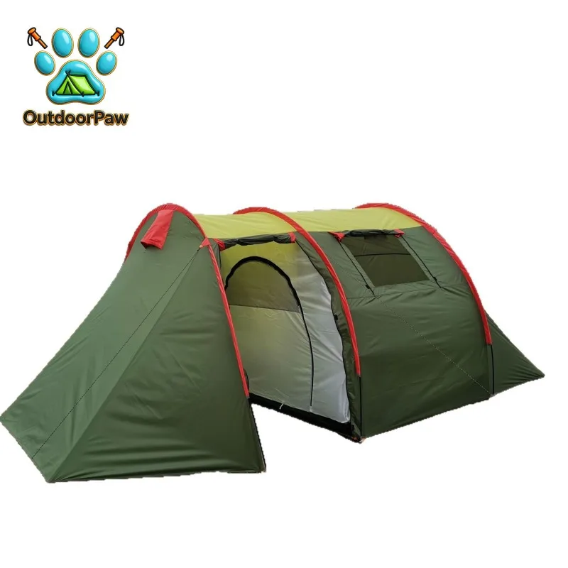 Outdoor camping tent sunscreen and rain protection, hot-selling in Europe and America, cross-border multi-person 3-4 people