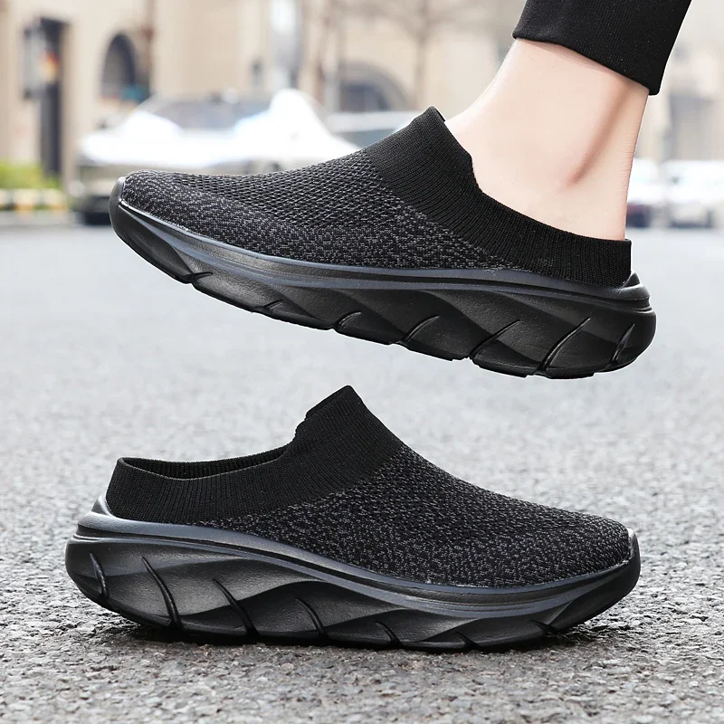 Pantofole da uomo 2025 estive traspiranti per la casa, pantofole da interno da uomo con suola spessa, scarpe da passeggio alla moda per coppie, Chanclas Hombre_voghion.com