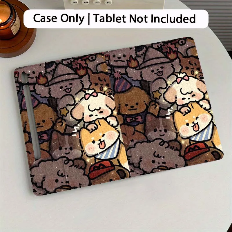 

Cartoon dog pattern For Samsung Galaxy Tab S7 S8 S9 S10 FE Plus 12.4 13.1 Inch Tablet Case