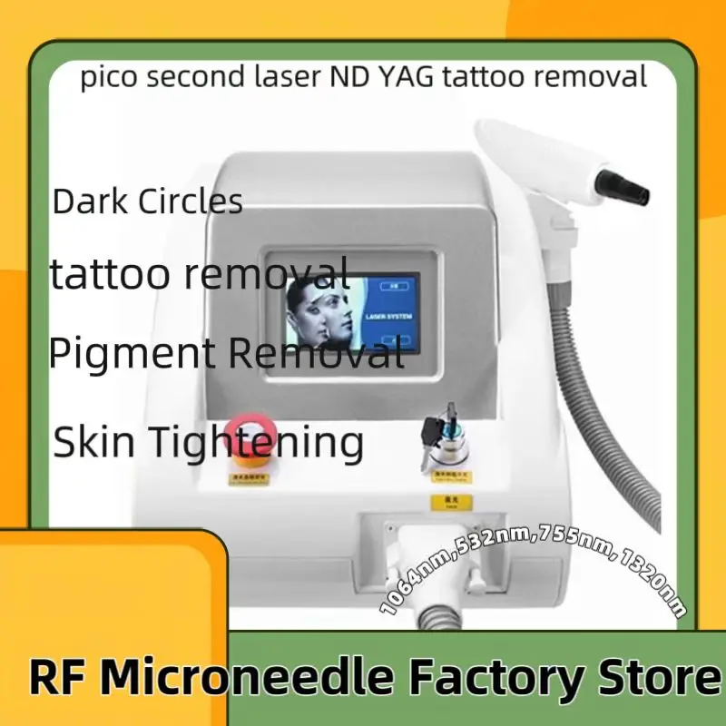 Professional Picosecond Pico Laser 532nm 1064nm 1320nm Carbon Peeling Eyebrow Pigmentation Removal Tattoo Removal Machine
