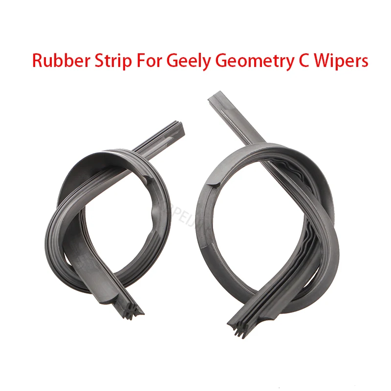 1Set For Geely Geometry C 2020-2023 Car Wiper Blade Rubber Strip Refill 17