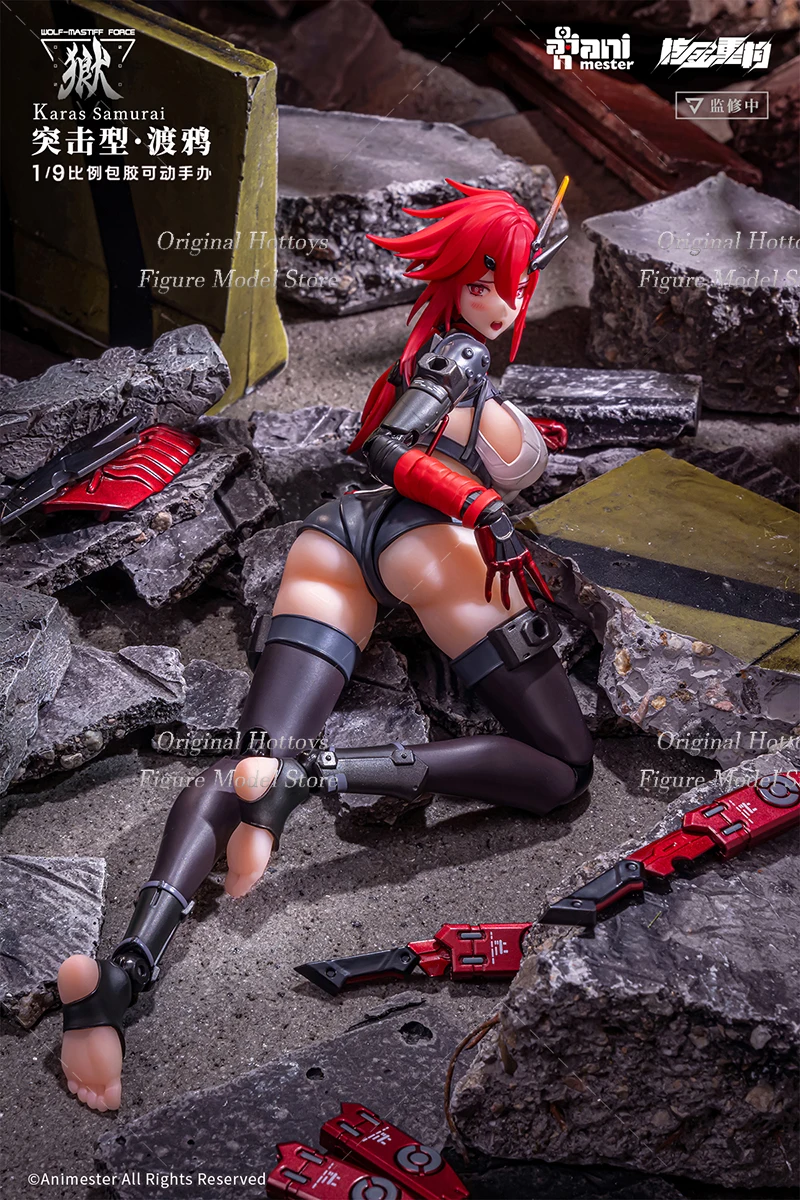 1/9 مقياس أنثى الجندي وولف-ماستيف قوة كاراس الساموراي مجموعة كاملة حوالي 19.5 سنتيمتر عمل نموذج لجسم دمية الهدايا جمع #6