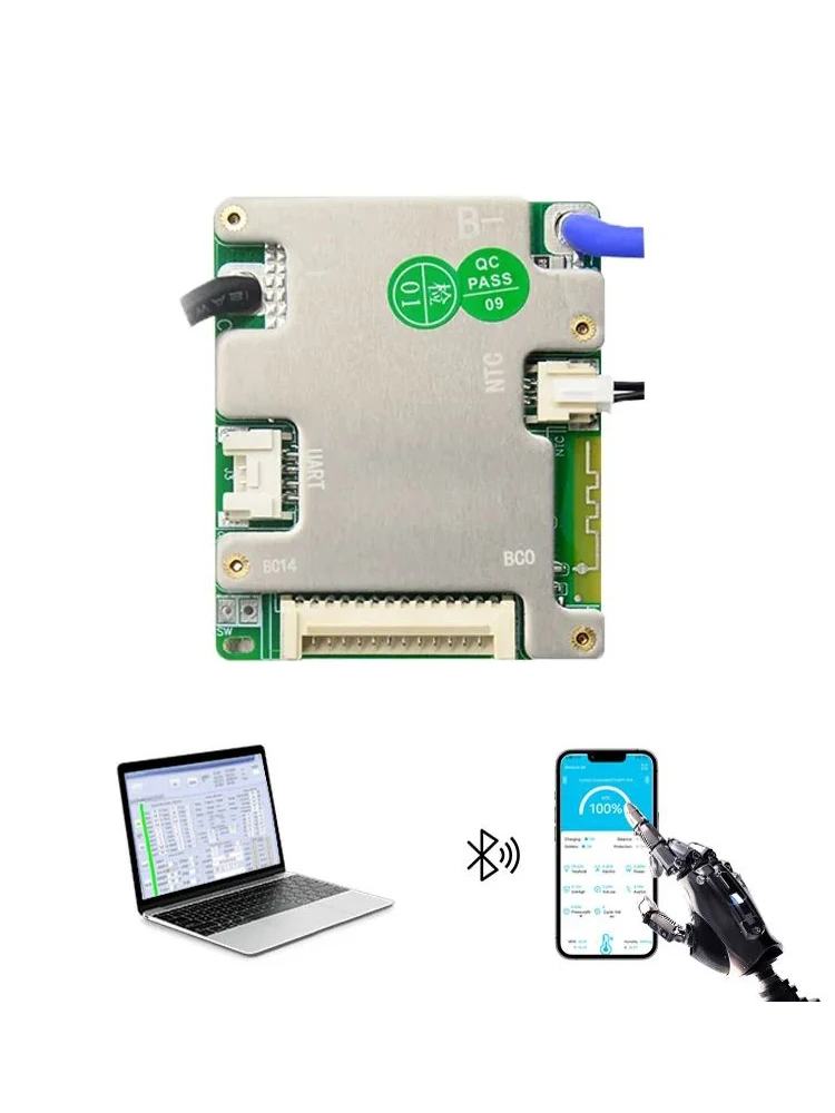 AliExpress JBDBMS JBD Smart BMS 7S-14S 8S 9S 10S 11S 12S 13S Lithium Battery 24V 36V 48V Li-ion LifePO4 20A For E-bike E-Motorcycle E-Scooter BT