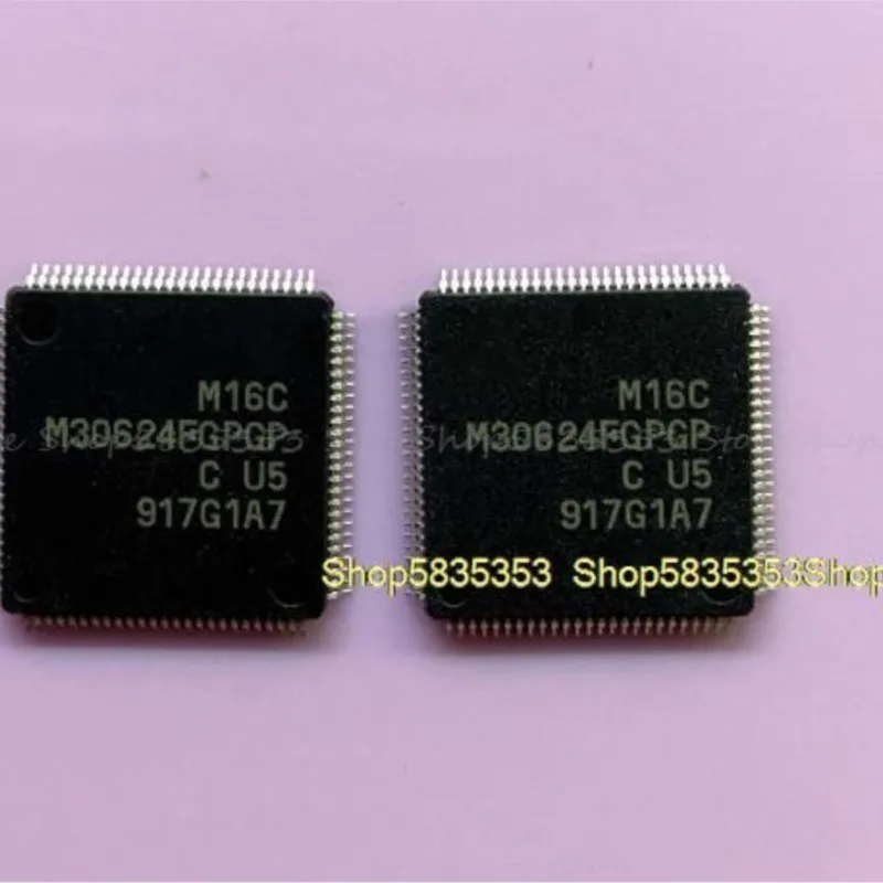 2-10pcs M30624FGPGP M30624FGPGP#U5C QFP-100 Microcontroller chip